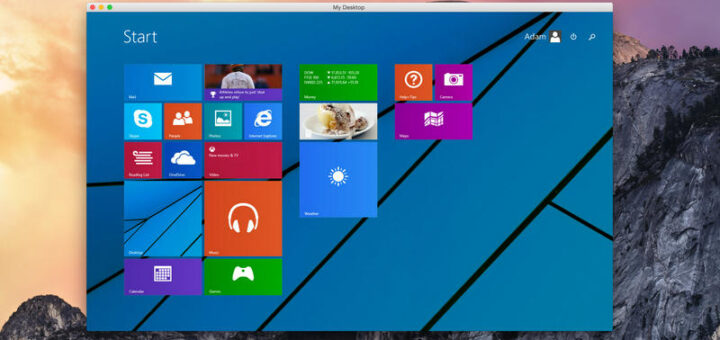 Microsoft remote desktop windows 8 on mac