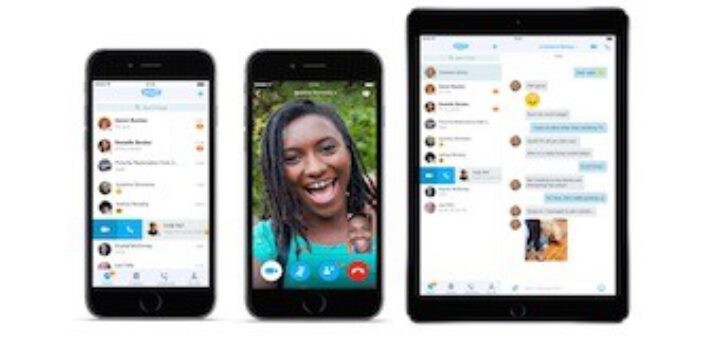 Redesigned skype released for iphone and ipad