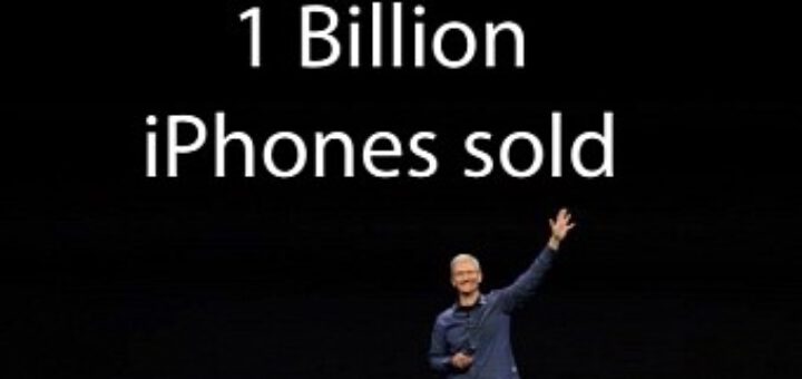 Apple are well on their way to sell the one billionth iphone