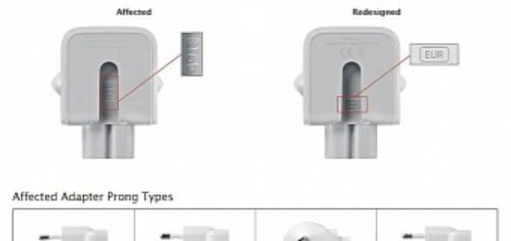 Iphone and mac chargers sold between 2003 and 2015 pose risk of electrical shock