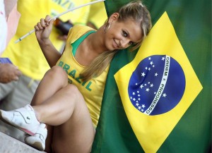 Famous hot brazilian worldcup blonde