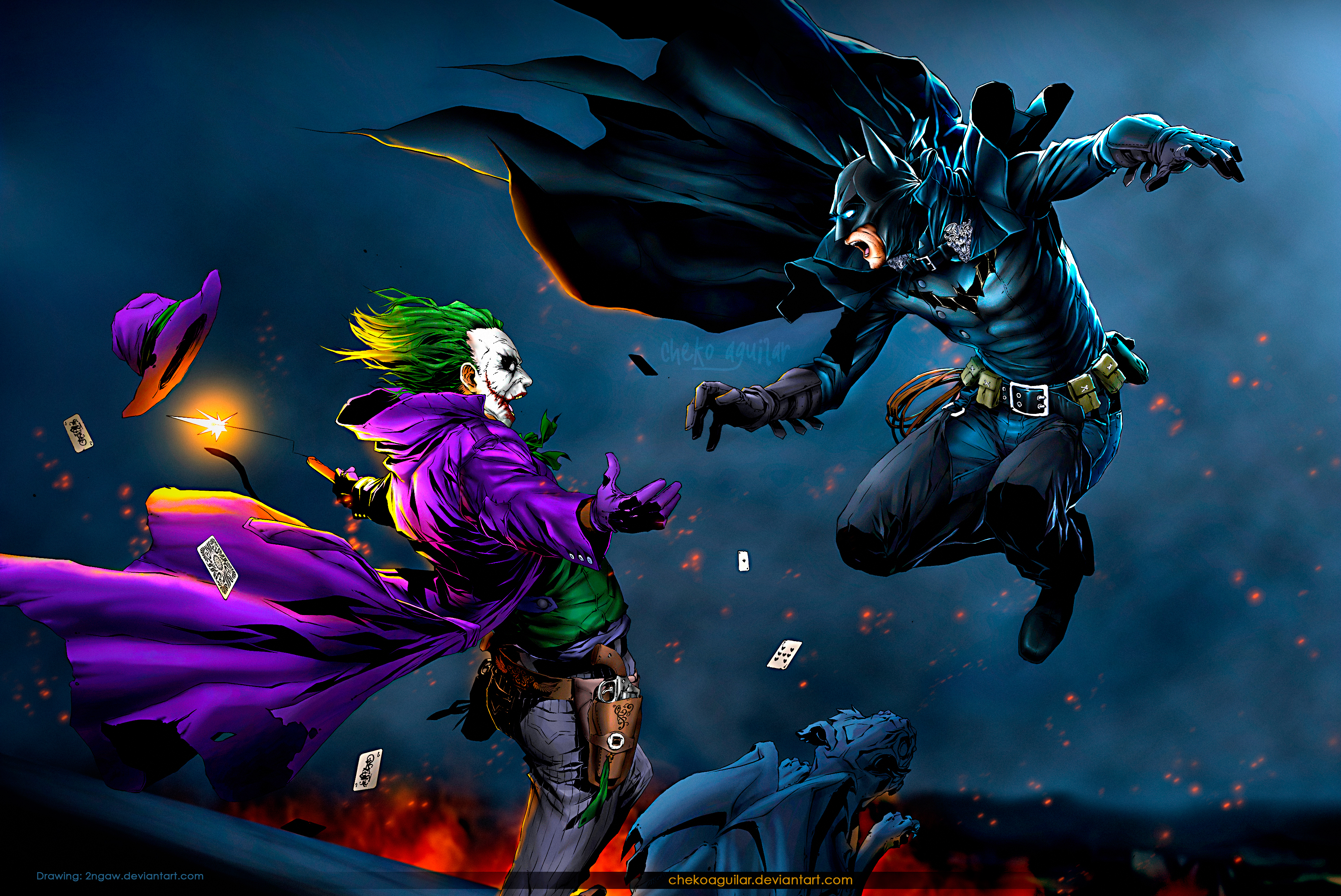 Joker vs batman