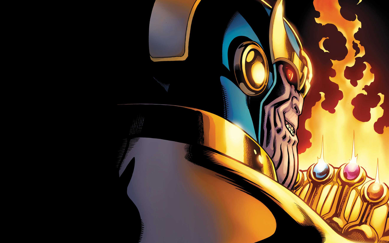 Thanos wallpaper infinity gauntlet