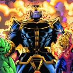 Thanos vs hulk and spiderman