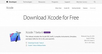 Apple seeds the sixth beta build of xcode 7 to developers here s what s new