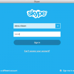 Skype for mac login