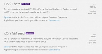 Ios 9 1 beta and ios 9 gm released to developers users get it on september 16