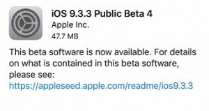 Apple seeds fourth beta of ios 9 3 3 mac os x 10 11 6 tvos 9 2 2 to everyone