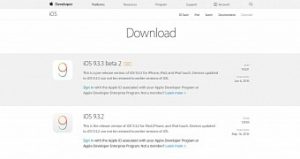 Apple seeds second betas of ios 9 3 3 watchos 2 2 2 and os x 10 11 6 to devs