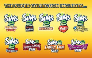Sims 2 super collection games