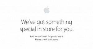 Apple store goes down as apple prepares to introduce new products