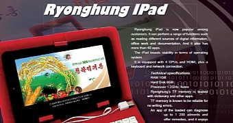 North korea markets its latest tablet computer carrying the ipad retail name