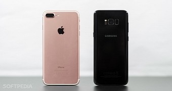 Apple s iphone 7 not as good as the samsung galaxy s8 consumer report says