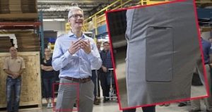 Apple ceo tim cook makes the internet believe he s already using the iphone 8