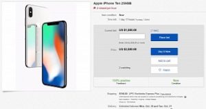 You can get an iphone x on day 1 for just 6 000