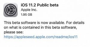 Apple s ios 11 2 and tvos 11 2 are now available for public beta testing