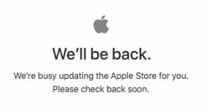 Apple store down ahead of black friday deals kickoff