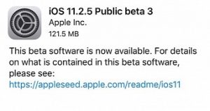 Apple releases ios 11 2 5 macos 10 13 3 tvos 11 2 5 beta 3 for public testing