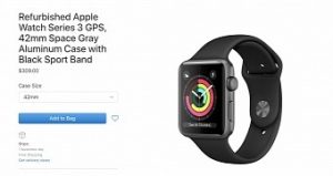 Apple now sells refurbished apple watch series 3 with gps from only 279 usd