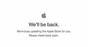 Apple store down ahead of new ipad launch