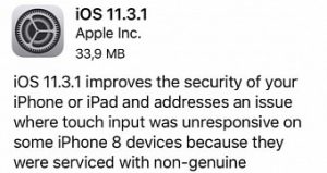 Apple releases ios 11 3 1 security update for macos high sierra 10 13 4
