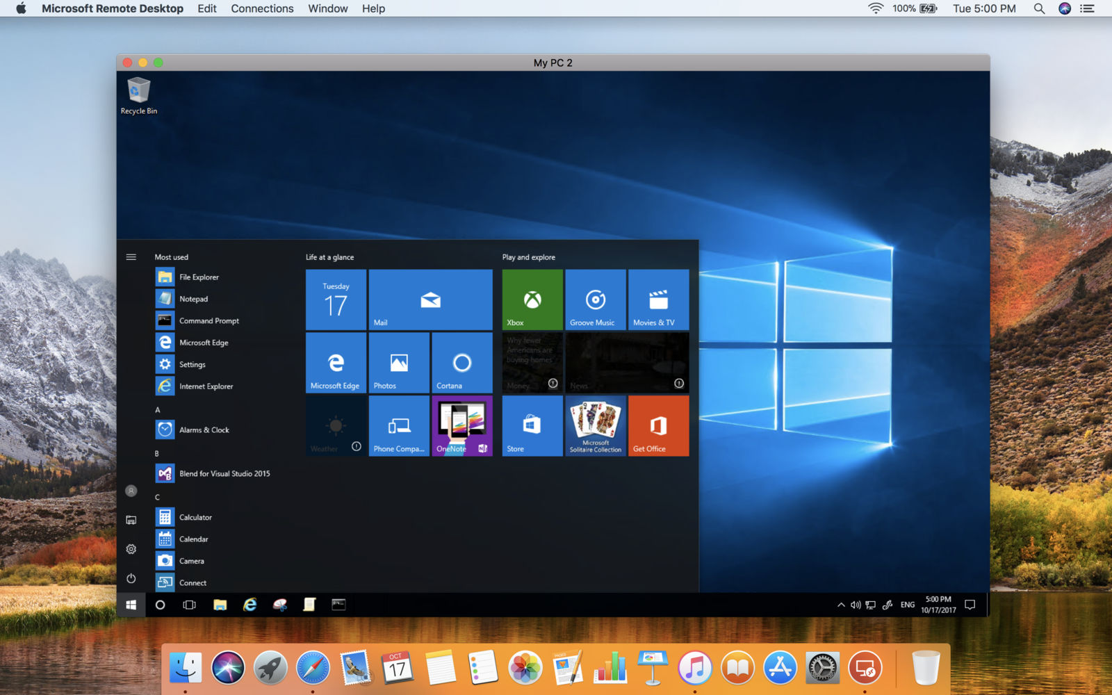 remote desktop app windows 10 download