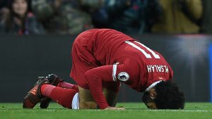 Mohamed salah praying