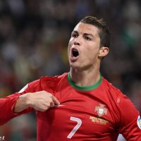 Ronaldo celebrating background