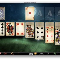 Full deck solitaire gameplay screenshot