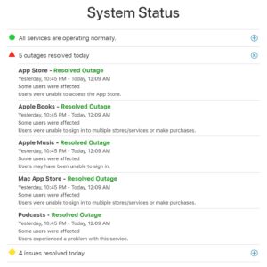apple services go down for the second time this week 535086 2